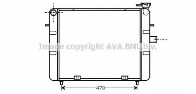 AVA QUALITY COOLING ol2077 -  Радиатор, охлаждение двигателя